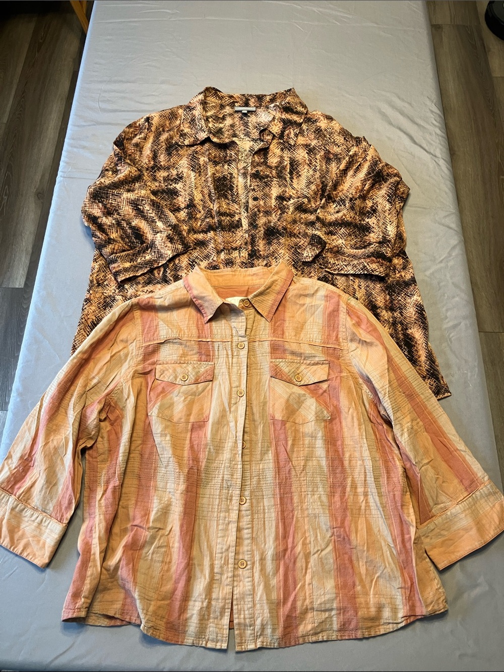 Women's Button-Down Shirt Bundle of 2  Shirts 2X